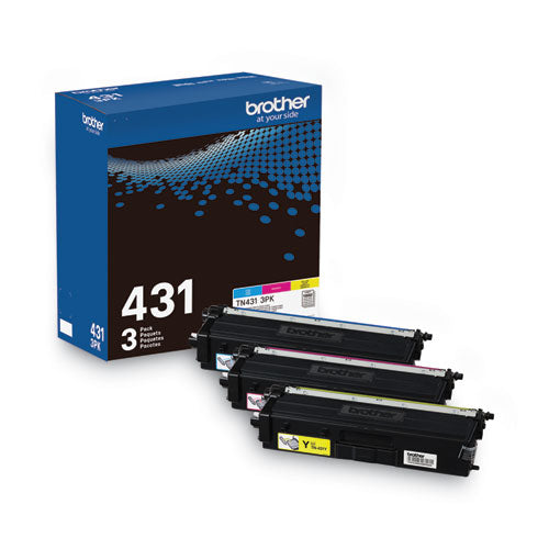 TN4313PK Toner, 1,800 Page-Yield, Cyan/Magenta/Yellow-(BRTTN4313PK)