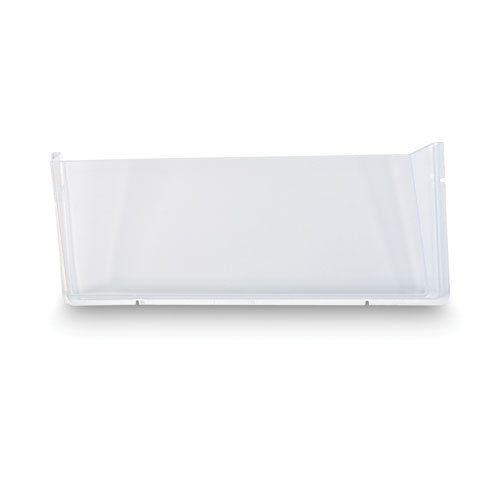 Unbreakable DocuPocket Wall File, Legal Size, 17.5"  x 3" x 6.5", Clear-(DEF64301)