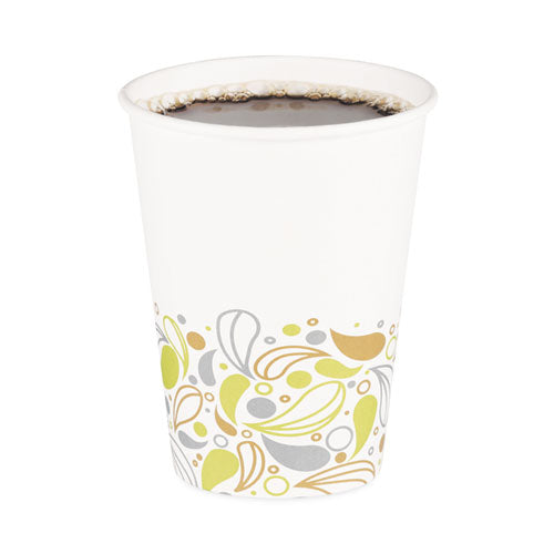 Deerfield Printed Paper Hot Cups, 12 oz, 50 Cups/Sleeve, 20 Sleeves/Carton-(BWKDEER12HCUP)