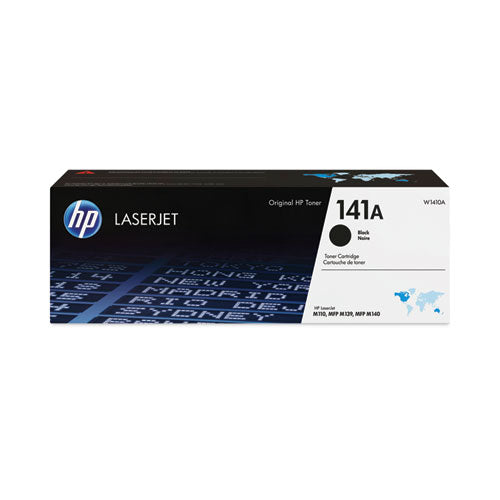 HP 141A (W1410A) Black Original LaserJet Toner Cartridge-(HEWW1410A)