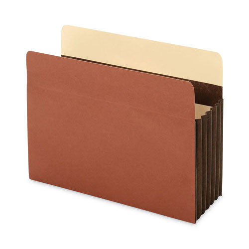 Redrope Expanding File Pockets, 7" Expansion, Letter Size, Brown, 5/Box-(UNV17562)