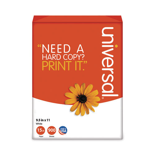 Printout Paper, 4-Part, 15 lb Bond Weight, 9.5 x 11, White, 900/Carton-(UNV15705)