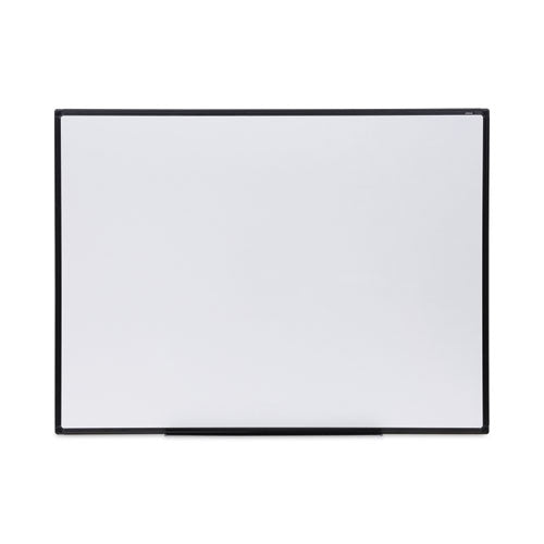 Design Series Deluxe Dry Erase Board, 48 x 36, White Surface, Black Anodized Aluminum Frame-(UNV43629)