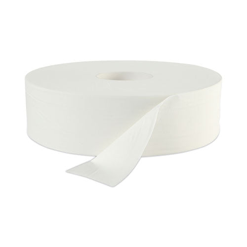 JRT Bath Tissue, Jumbo, Septic Safe, 2-Ply, White, 3.5" x 2,000 ft, 6 Rolls/Carton-(BWK6102B)