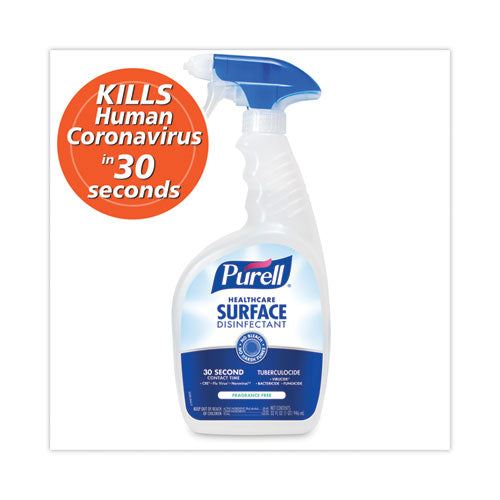 Healthcare Surface Disinfectant, Fragrance Free, 32 oz Spray Bottle, 6/Carton-(GOJ334006CT)