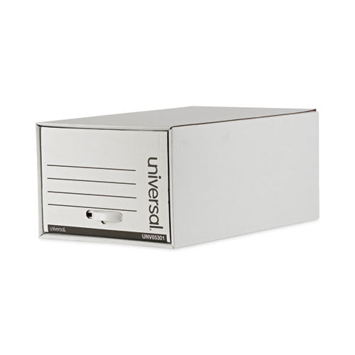 Heavy-Duty Storage Drawers, Legal Files, 17.25" x 25.5" x 11.5", White, 6/Carton-(UNV85301)