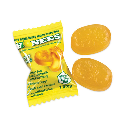 Cough Drops, Honey-Lemon, 20 per Bag, 6 Bags/Box, Ships in 1-3 Business Days-(GRR29300005)