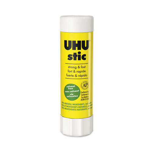 Stic Permanent Glue Stick, 1.41 oz, Applies and Dries Clear-(STD99655)