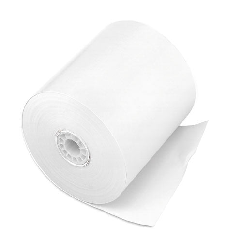 Impact Bond Paper Rolls, 3" x 150 ft, White, 50/Carton-(ICX90740097)