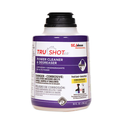 TruShot 2.0 Power Cleaner, Clean Fresh Scent, 10 oz Cartridge, 4/Carton-(SJN315386)