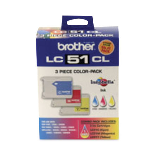 LC513PKS Innobella Ink, 400 Page-Yield, Cyan/Magenta/Yellow-(BRTLC513PKS)