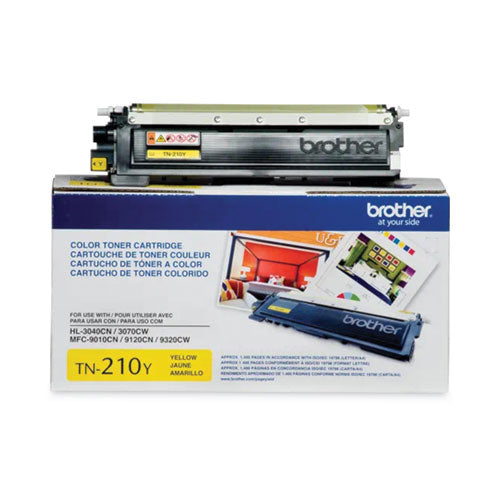 TN210Y Toner, 1,400 Page-Yield, Yellow-(BRTTN210Y)