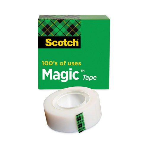 Magic Tape Refill, 1" Core, 0.75" x 36 yds, Clear-(MMM810341296)