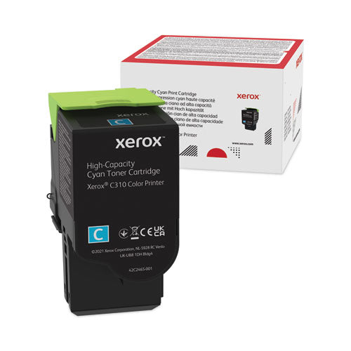 006R04365 High-Yield Toner, 5,500 Page-Yield, Cyan-(XER006R04365)