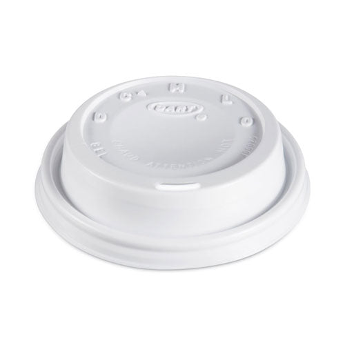 Cappuccino Dome Sipper Lids, Fits 8 oz to 10 oz Cups, White, 1,000/Carton-(DCC8EL)