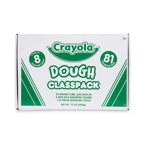 Dough Classpack, 3 oz, 8 Assorted Colors-(CYO570174)