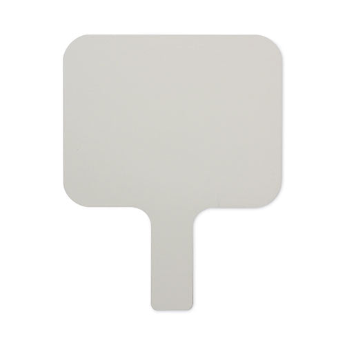 Dry Erase Paddle, 9.75 x 8, White Surface, 12/Pack-(FLP10039)