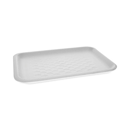 Supermarket Tray, #2S, 10.75 x 5.5 x 1.2, White, Foam, 500/Carton-(PCT51P102S)