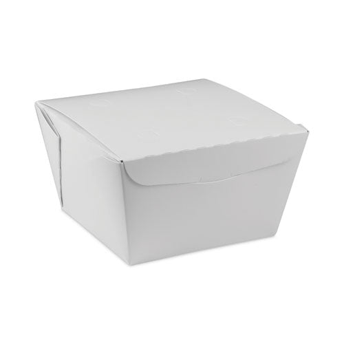 EarthChoice OneBox Paper Box, 46 oz, 4.5 x 4.5 x 3.25, White, 200/Carton-(PCTNOB08W)