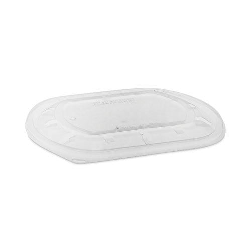 ClearView MealMaster Lid with Fog Gard Coating, Large Flat Lid, 9.38 x 8 x 0.38, Clear, Plastic, 300/Carton-(PCTYCN8463S00D0)