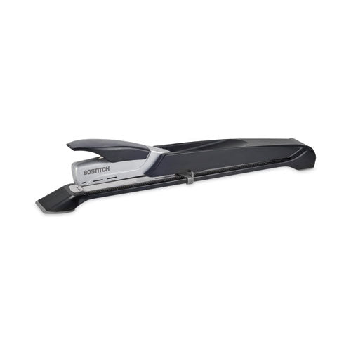 Long Reach Stapler, 25-Sheet Capacity, 12" Throat, Black/Silver-(ACI1610)