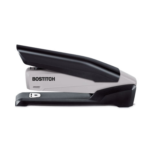 EcoStapler Spring-Powered Desktop Stapler with Antimicrobial Protection, 20-Sheet Capacity, Gray/Black-(ACI1710)