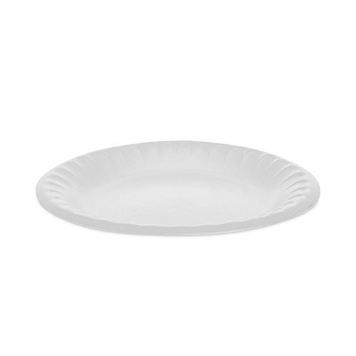 Placesetter Satin Non-Laminated Foam Dinnerware, Plate, 6" dia, White, 1,000/Carton-(PCTYTH100060000)