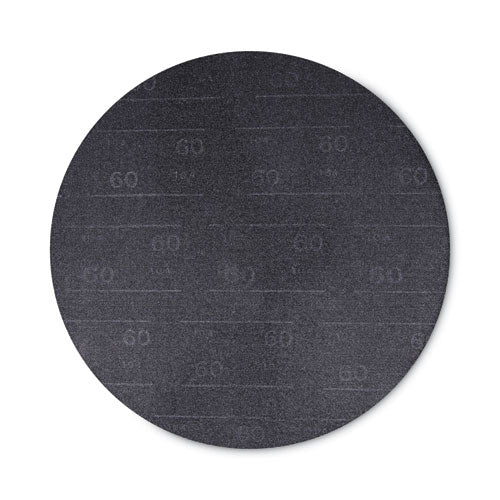 Sanding Screens, 20" Diameter, 60 Grit, Black, 10/Carton-(BWK50206010)