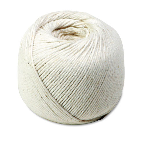 White Cotton 10-Ply (Medium) String in Ball, 475 Feet-(QUA46171)