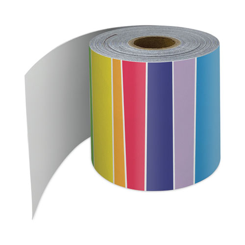 Rolled Straight Borders, 2.25" x 65 ft, Rainbow-(CDP108475)