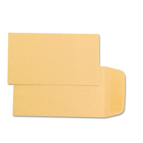 Kraft Coin and Small Parts Envelope, #1, Square Flap, Gummed Closure, 2.25 x 3.5, Light Brown Kraft, 500/Box-(QUA50162)