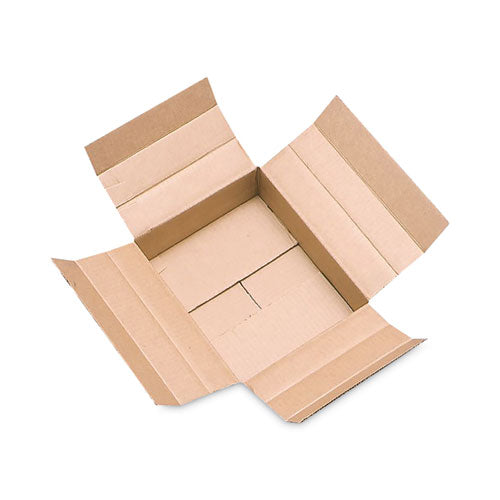 Multi-Depth Shipping Boxes, 200 lb Mullen Rated, Regular Slotted Container, 12" x 15" x 6" to 12", Brown Kraft, 25/Bundle-(CWZ29383)