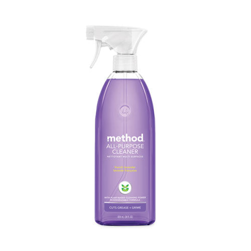 All Surface Cleaner, French Lavender, 28 oz Spray Bottle, 8/Carton-(MTH00005CT)