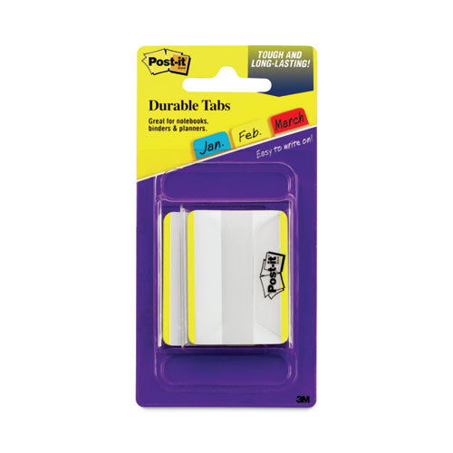 Lined Tabs, 1/5-Cut, Yellow, 2" Wide, 50/Pack-(MMM686F50YW)