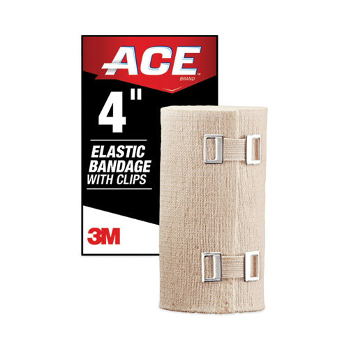 Elastic Bandage with E-Z Clips, 4 x 64-(MMM207313)