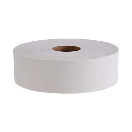 JRT Bath Tissue, Jumbo, Septic Safe, 1-Ply, White, 3.5" x 4,000 ft, 6/Carton-(BWK6103)