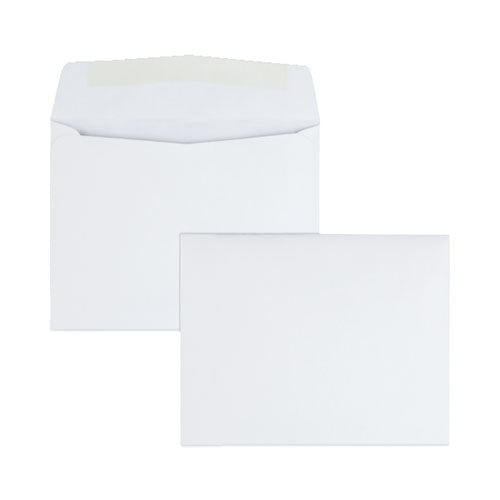 Open-End Business Envelope, #6 3/4, Square Flap, Gummed Closure, 3.06 x 6.6, White, 125/Box-(UNV35226)