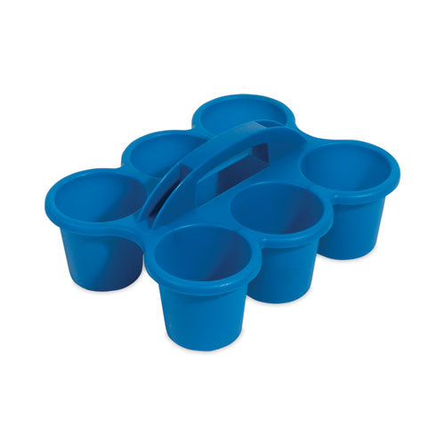 Little Artist Antimicrobial Six-Cup Caddy, Blue-(DEF39509BLU)