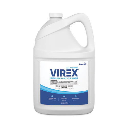 Virex All-Purpose Disinfectant Cleaner, Lemon Scent, 1 gal Container, 2/Carton-(DVOCBD540557)