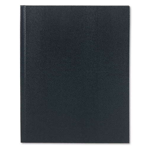 Executive Notebook with Ribbon Bookmark, 1-Subject, Medium/College Rule, Blue Cover, (75) 11 x 8.5 Sheets-(REDA1082)