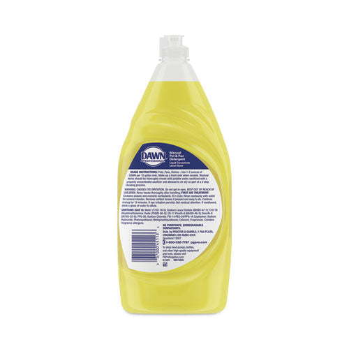 Manual Pot/Pan Dish Detergent, Lemon, 38 oz Bottle, 8/Carton-(PGC45113)