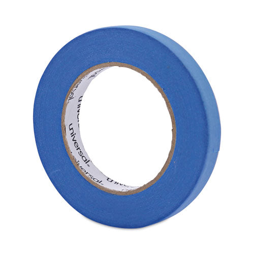 Premium Blue Masking Tape with UV Resistance, 3" Core, 18 mm x 54.8 m, Blue, 2/Pack-(UNVPT14019)