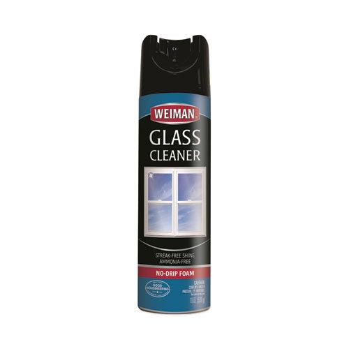 Foaming Glass Cleaner, 19 oz Aerosol Spray Can, 6/Carton-(WMN10CT)