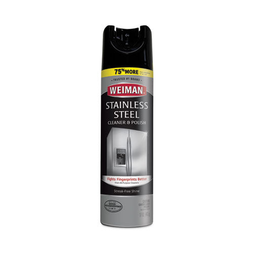 Stainless Steel Cleaner and Polish, 17 oz Aerosol Spray-(WMN49)