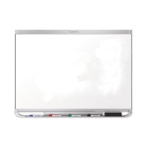 Prestige 2 DuraMax Magnetic Porcelain, 48 x 36, White Surface, Silver Aluminum/Plastic Frame-(QRTP554AP2)