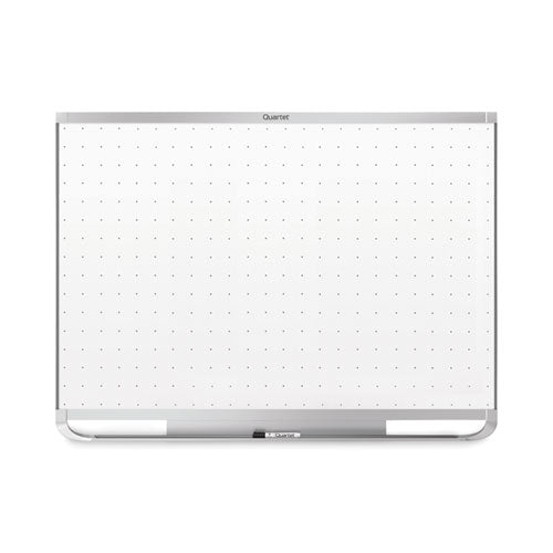 Prestige 2 Magnetic Total Erase Whiteboard, 48 x 36, White Surface, Silver Aluminum/Plastic Frame-(QRTTEM544A)