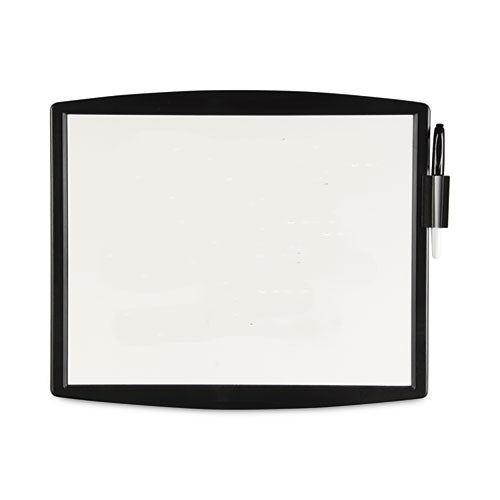 Partition Additions Dry Erase Board, 15.38 x 13.25, White Surface, Dark Graphite HPS Frame-(FEL75905)