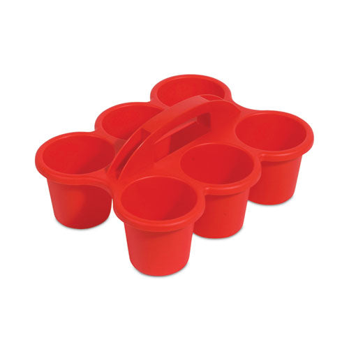 Little Artist Antimicrobial Six-Cup Caddy, Red-(DEF39509RED)