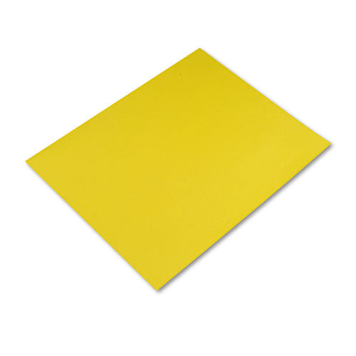 Four-Ply Railroad Board, 22 x 28, Lemon Yellow, 25/Carton-(PAC54721)