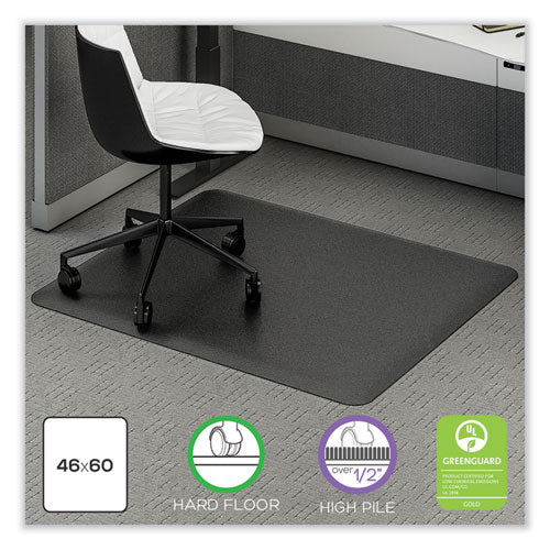 Ergonomic Sit Stand Mat, 60 x 46, Black-(DEFCM24442BLKSS)